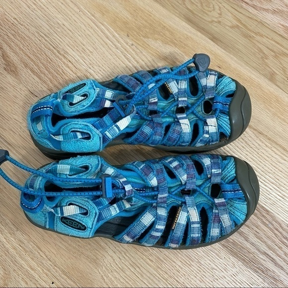 Keen Sandals Kids Blue Sz 1 Girls Washable - Picture 3 of 8